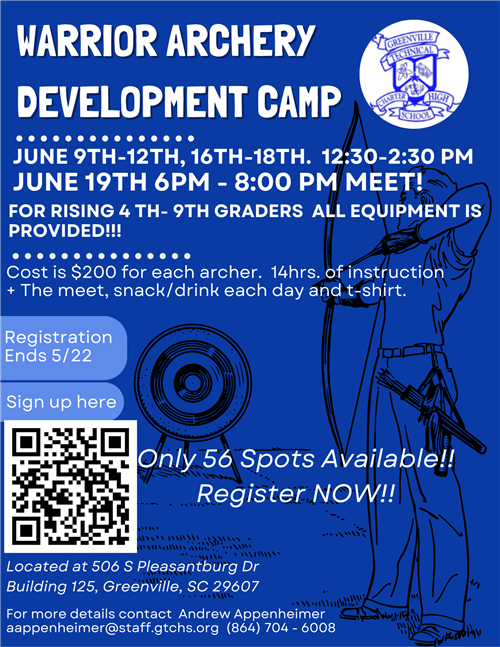 Archery Camp Flyer